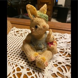 Vintage rabbit figurine from my mom’s collection